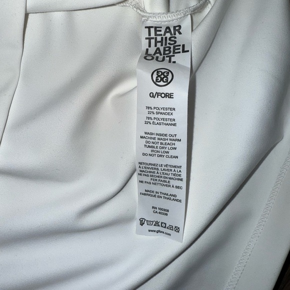 G/Fore Men’s Daytona Color Block Men's Golf Quarter Zip White Like New Large - Picture 10 of 11
